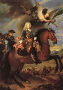 Jean Ranc Equestrian Portrait of Philip V Spain oil painting reproduction
